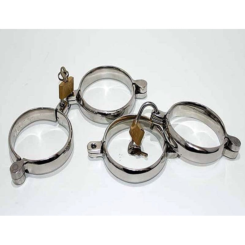 Premium Steel Lust Cuffs by Hell's Couture - Cuffs and Restraints