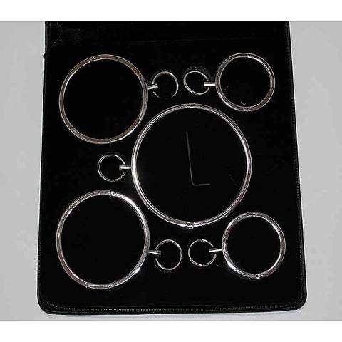 Steel Bondage Restraint Kit by Hell's Couture - Steel Sex Toys