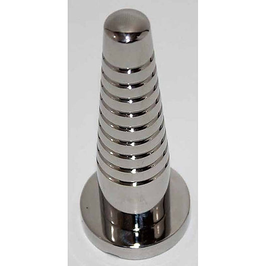 Tiered Metal Butt Plug by Hell's Couture - Steel Sex Toys