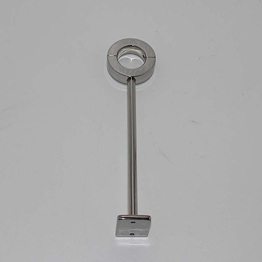 STUK Heavy Locking Testicle Steel Mount by Hell's Couture - Ball and Cock Toys