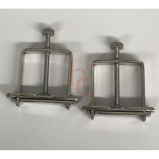 Press Style Nipple Clamps by Hell's Couture - Breast and Nipple Toys