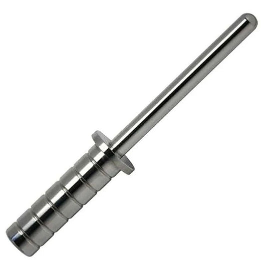 Smooth Vagina & Anal Probe Steel by Hell's Couture - Anal Dildos