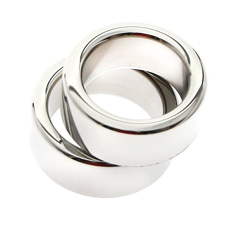 Extra Heavy Duty Steel Cock Ring by Hell's Couture - Cock Rings