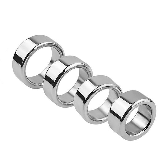 Extra Heavy Duty Steel Cock Ring by Hell's Couture - Cock Rings