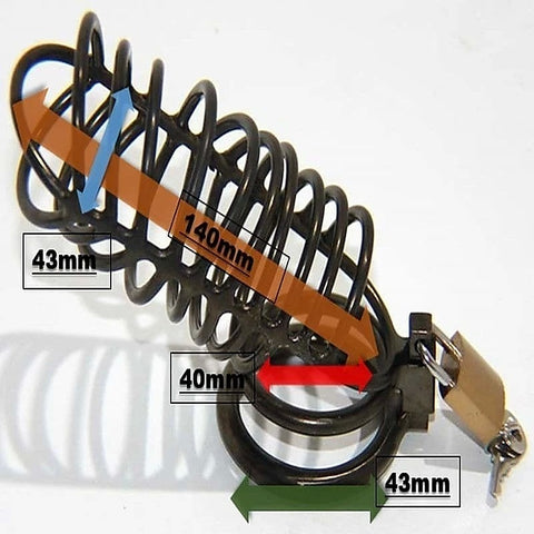 Bad Beast Copper Male Chastity Device by Hell's Couture - Male Chastity