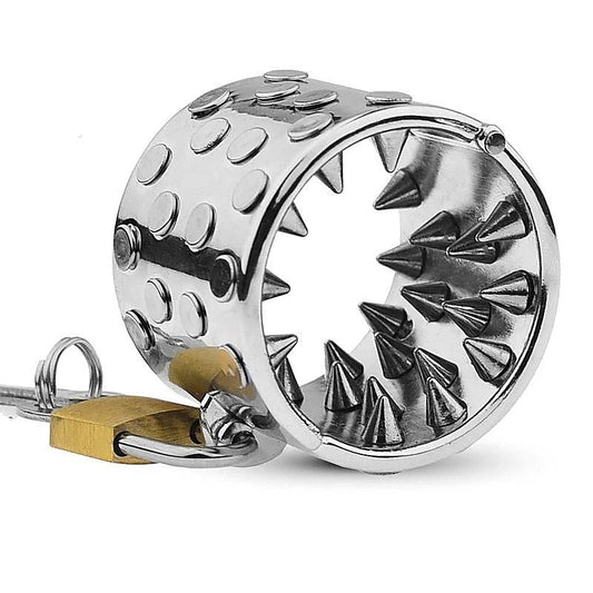 Kalis Teeth Stainless Steel Chastity Device by BDStyle - Male Chastity