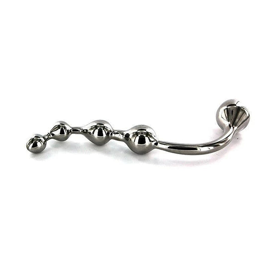 Stainless Steel Twisted Dildo by Hell's Couture - Anal Dildos