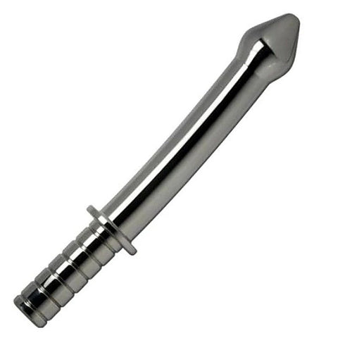 Stainless Steel Phallic Baton Dildo by Hell's Couture - Anal Dildos