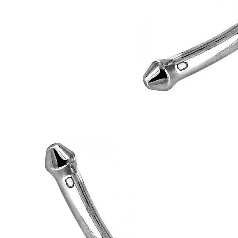 Stainless Steel Phallic Baton Dildo by Hell's Couture - Anal Dildos