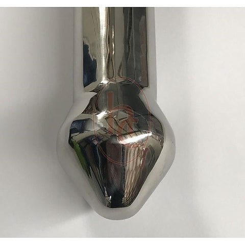 Hells Couture Mega Torch Steel Dildo Premium Surgical Steel - Steel Sex Toys
