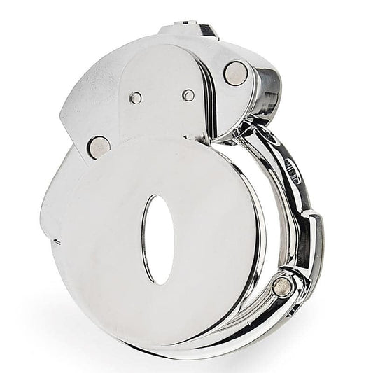 Adjustable Flat Chastity Cage by BDStyle - Male Chastity