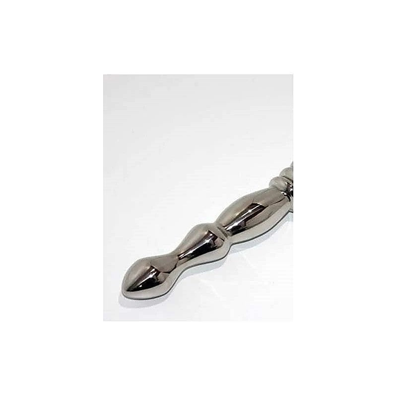 The Ripple T-Bar Extreme Steel Dildo by Hell's Couture - Anal Dildos