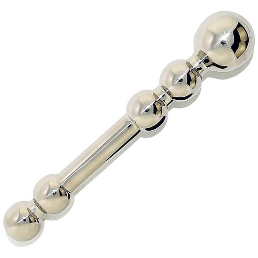 The Brit Surgical Steel Kegel Exercizer Barbell - Steel Sex Toys