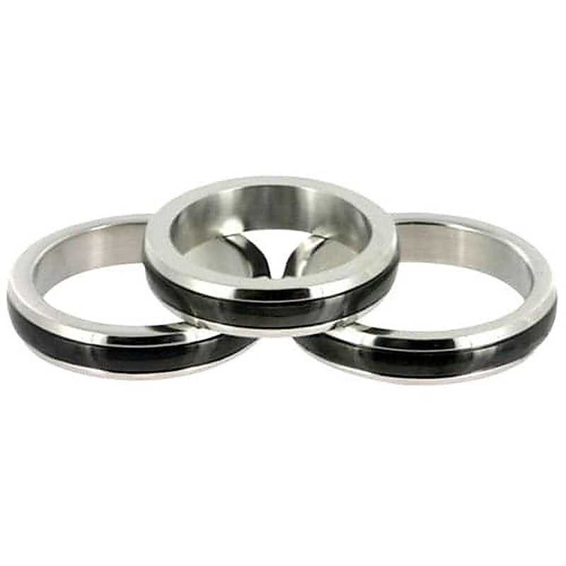 Burn the Rubber Steel C-Ring by Hell's Couture - Cock Rings