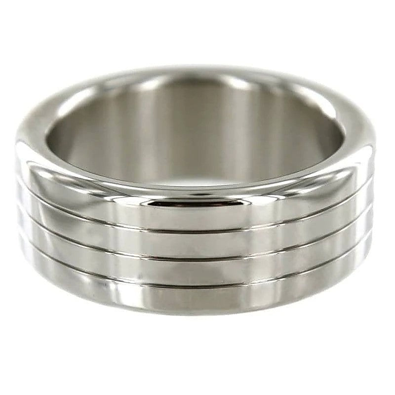 Premium Groover Oval Metal Cock Ring by BDStyle - Cock Rings