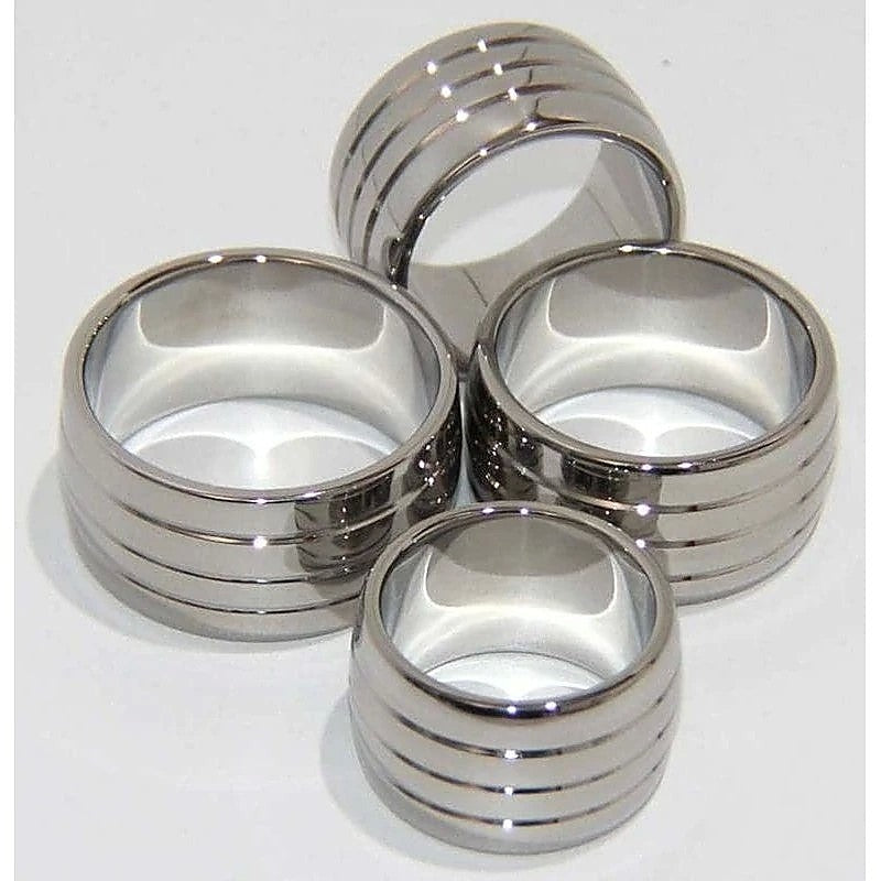 Premium Groover Oval Metal Cock Ring by BDStyle - Cock Rings