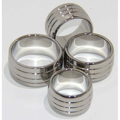 Premium Groover Oval Metal Cock Ring by BDStyle - Cock Rings