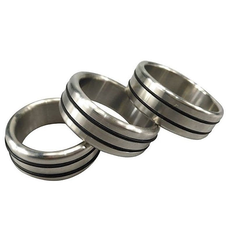 Premium Stainless Steel Pleasure Ring by Hell's Couture - Cock Rings