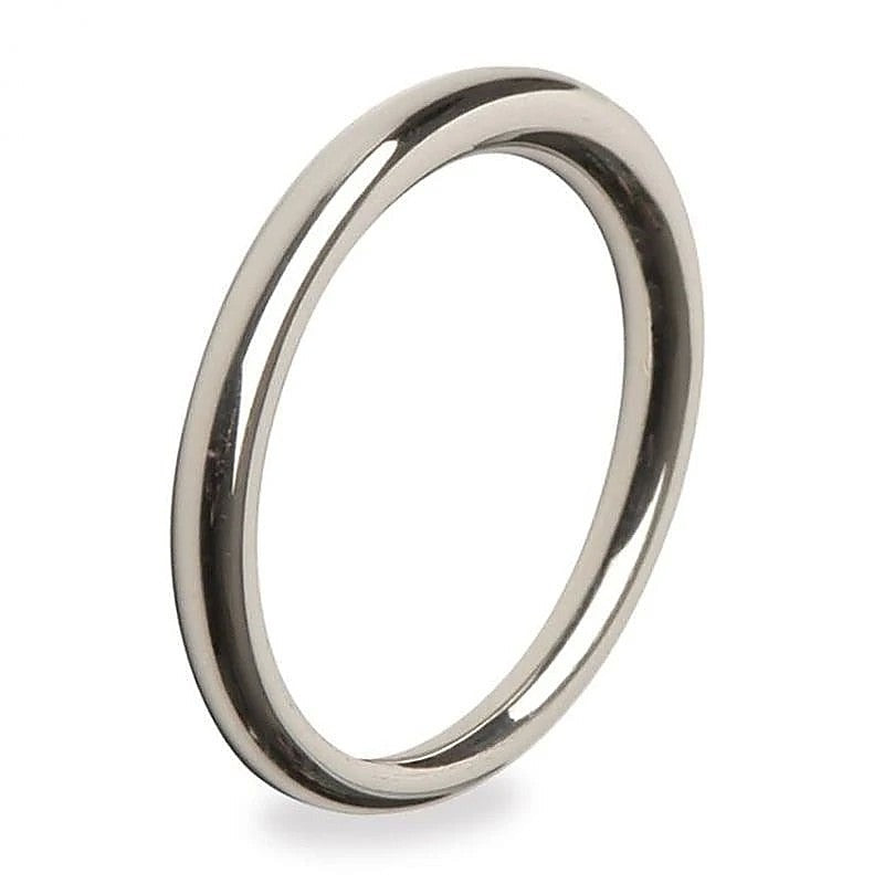 Premium Steel Cock Ring 8mm by Hell's Couture - Cock Rings