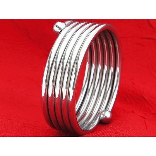 LiveDoor Cock & Glans Rings by Hell's Couture - Cock Rings