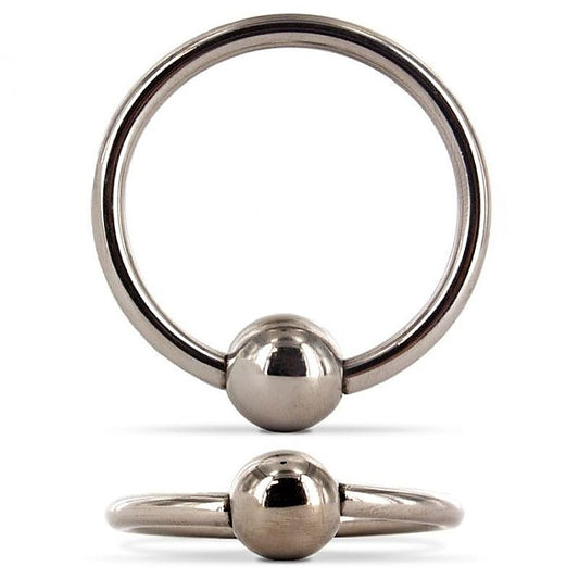 The Frisky Head Cock Ring & Ball by Hell's Couture - Cock Rings