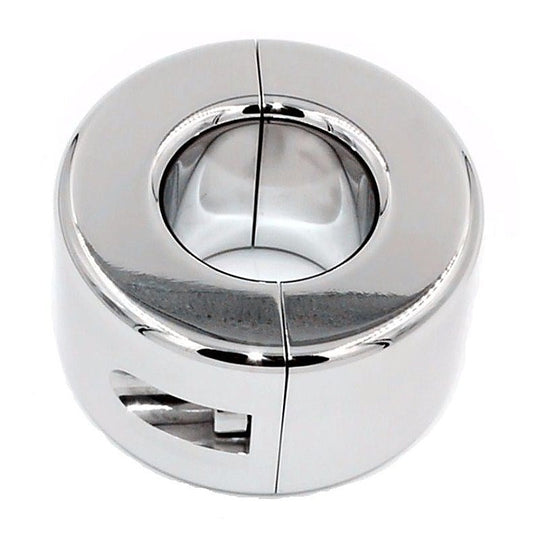 Gangling Steel Ball Stretcher 35mm by Hell's Couture - Steel Sex Toys