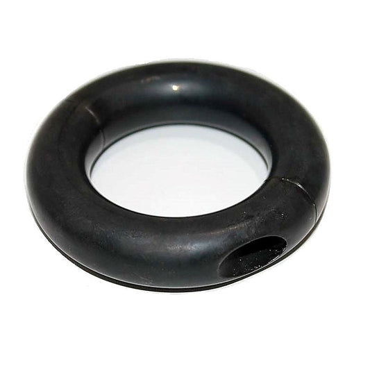 Oval Ball Stretcher Black Metal by Hell's Couture - Cock Rings