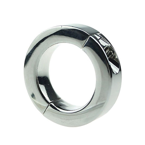 Loopy Smooth Steel Cock Ring by Hell's Couture - Cock Rings