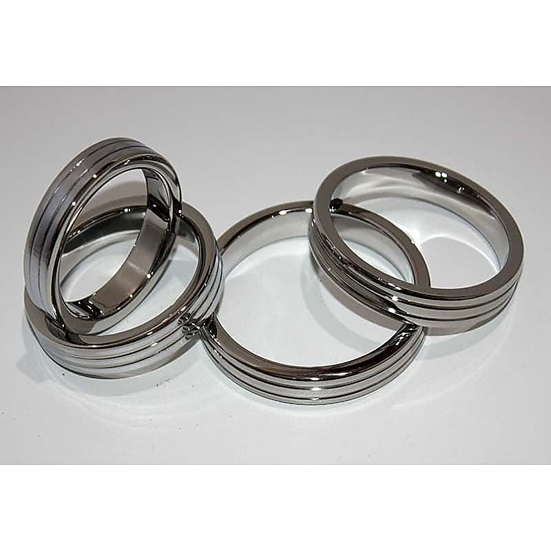 Grooved Power Cock Ring by Hell's Couture - Cock Rings