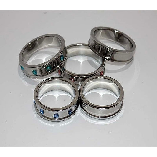 Deep Shallow Intimate Accessory by Hell's Couture - Cock Rings