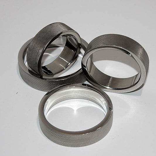 Knurled Steel Cock Ring by Hell's Couture - Cock Rings