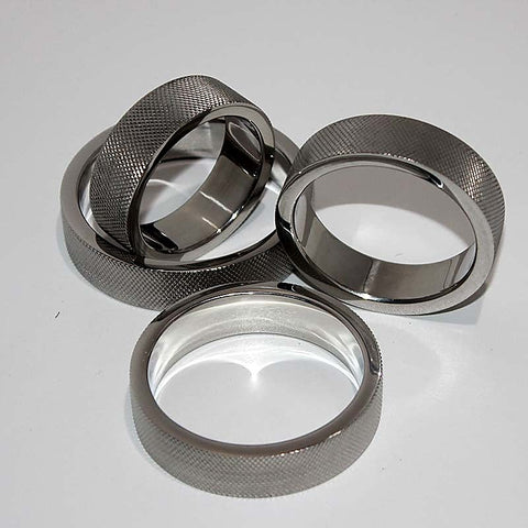 Knurled Steel Cock Ring by Hell's Couture - Cock Rings