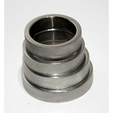 Knurled Steel Cock Ring by Hell's Couture - Cock Rings