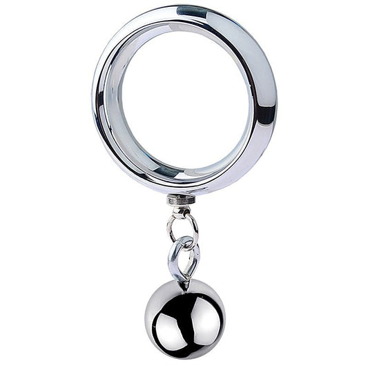 Testicle Stretcher With Steel Ball by BDStyle - Cock Rings