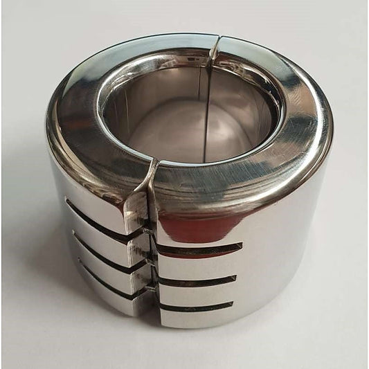 Hinged Ball Stretching Weight 65mm High by Hell's Couture - Ball and Cock Toys