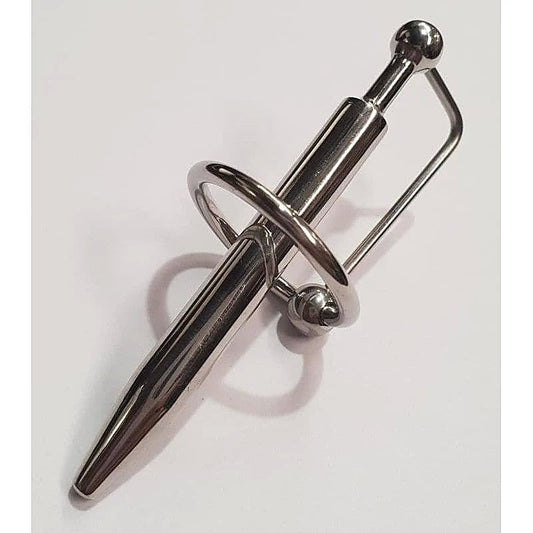 Gauge Penis Plug Smooth With Glans Ring by Hell's Couture - Penis Plugs