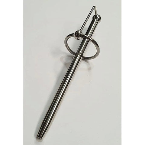 Cracked Steel Princes Wand and Glans Ring by Hell's Couture - Penis Plugs
