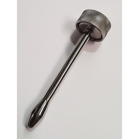 Steel Vibrating Urethral Plug Medium by Hell's Couture - Penis Plugs