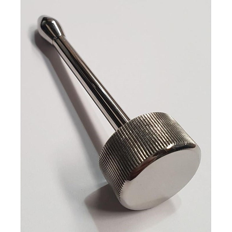 Hells Couture Steel Vibrating Urethral Plug Medium Stainless Steel - Penis Plugs