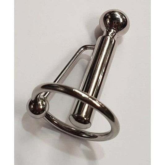 Jezebel Penis Plug With Glans Ring by Hell's Couture - Penis Plugs