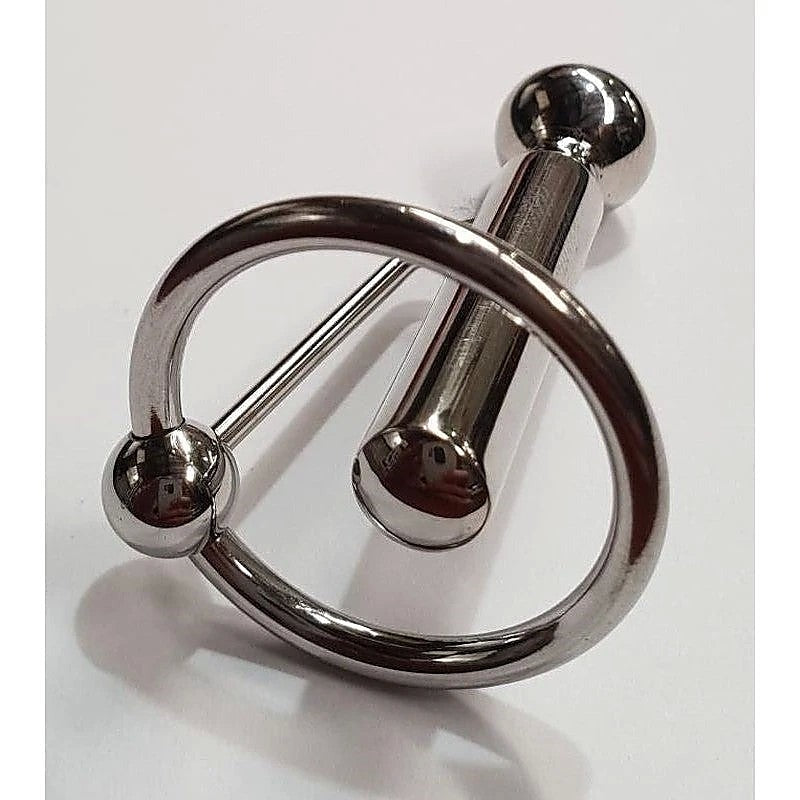 Jezebel Penis Plug With Glans Ring by Hell's Couture - Penis Plugs