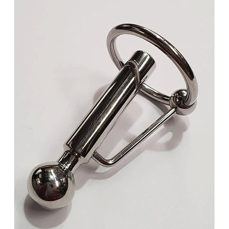 Jezebel Penis Plug With Glans Ring by Hell's Couture - Penis Plugs