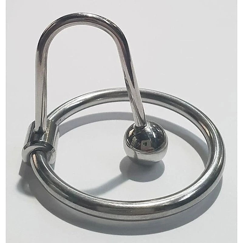 Pee Gym Cum Stopper & Glans Ring by Hell's Couture - Penis Plugs