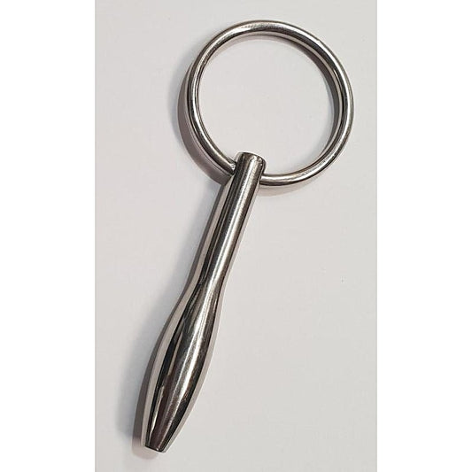 Penis Plug Cum Thru with Ring by Hell's Couture - Penis Plugs