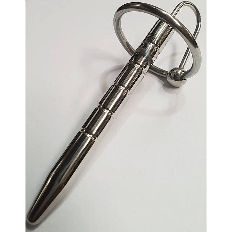Tube Sex Penis Plug Ribbed by Hell's Couture - Penis Plugs
