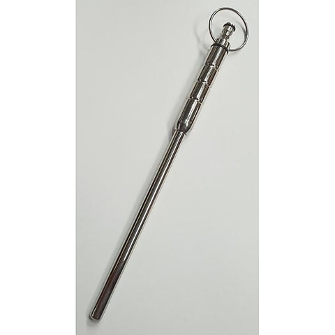Hells Couture Kinksta Vibrating Urethral Grooving Sound 202mm Steel - Penis Plugs