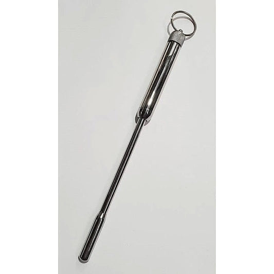 Sinda Vibrating Urethral Sound With Ring by Hell's Couture - Penis Plugs