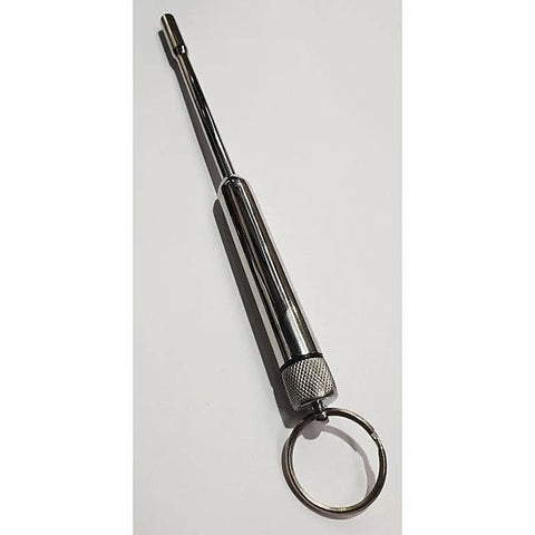Hells Couture Sinda Vibrating Urethral Sound With Ring Medical Grade Steel - Penis Plugs