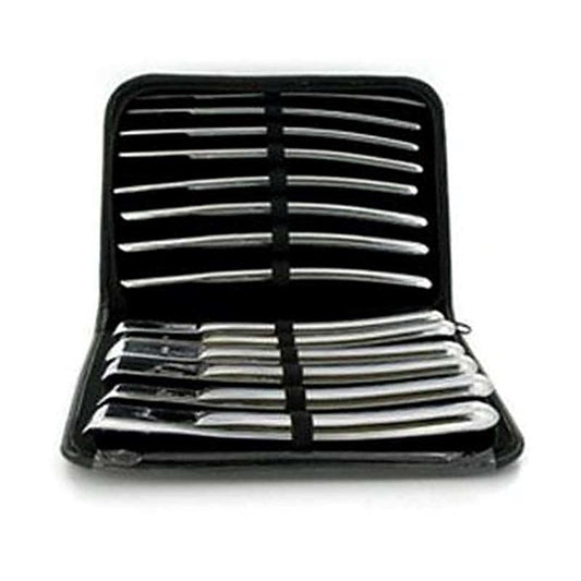 Medical Sex Flat End Urethral Sound Kit by Hell's Couture - Penis Plugs