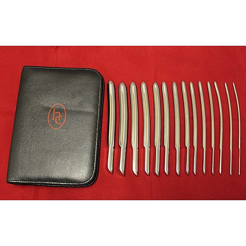 Medical Sex Flat End Urethral Sound Kit by Hell's Couture - Penis Plugs